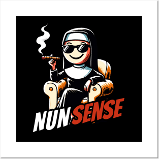 Nonsenes Nunsense Nun Posters and Art